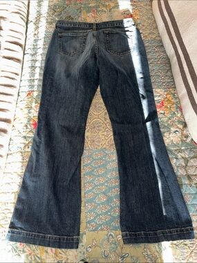 Gap Dark Blue Women's Long and Lean Bootcut Jeans